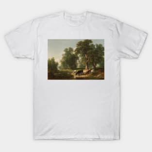 A Summer Afternoon by Asher Brown Durand T-Shirt